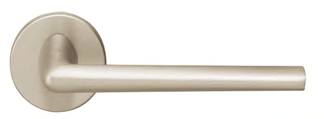 Ручка дверная THE FORCE R6 NIS раздельная на круглой розетке, цвет матовый никель, ЦАМ фото купить в Пензе