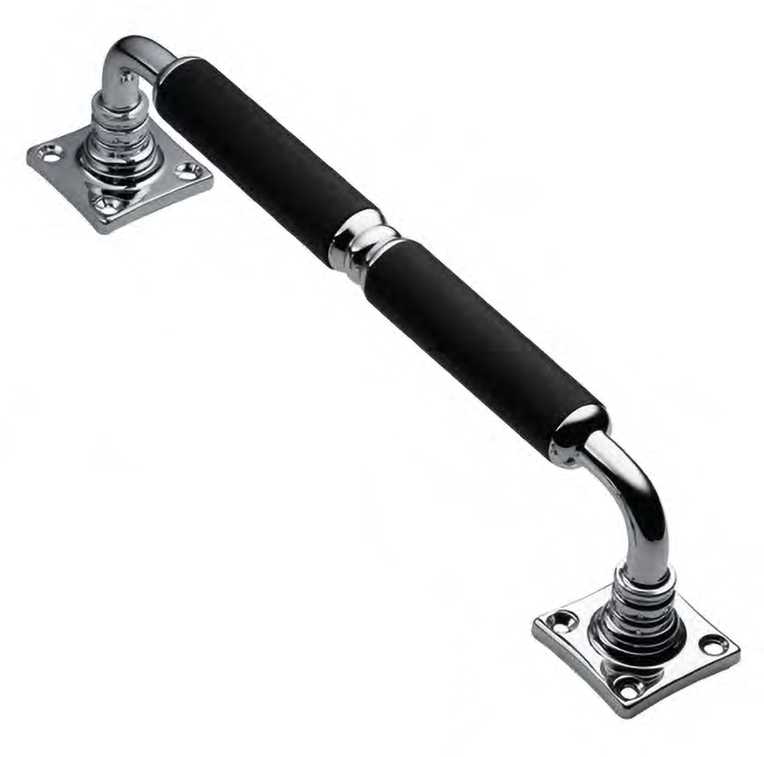 Ручка-скоба дверная RIVA PH CRO на квадратной розетке, цвет хром, латунь фото купить Пенза