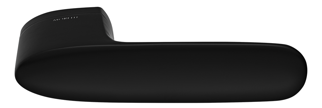 Ручка дверная UNIVERSE NERO-ST цвет черный soft-touch, ЦАМ фото купить в Пензе