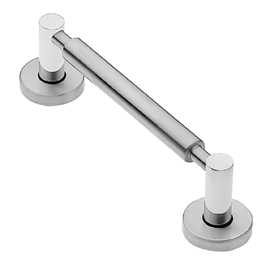 Ручка-скоба дверная CLOUD PH CRO на круглой розетке, цвет хром, латунь фото купить Пенза