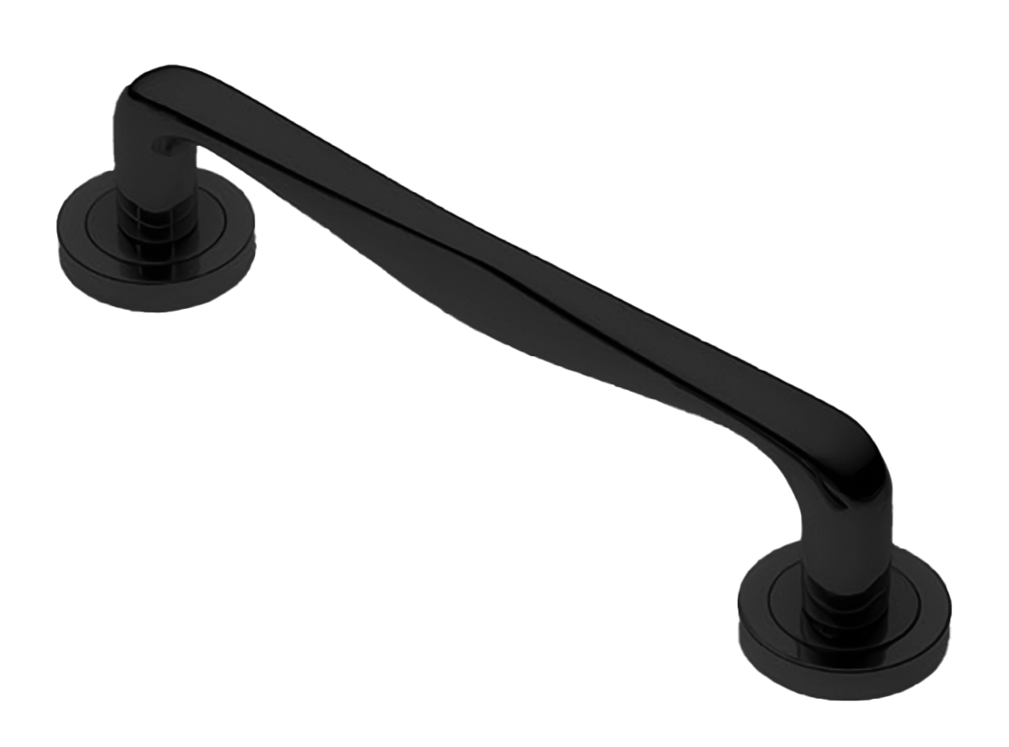 Ручка-скоба PETRA PH NERO, цвет - черный фото купить Пенза