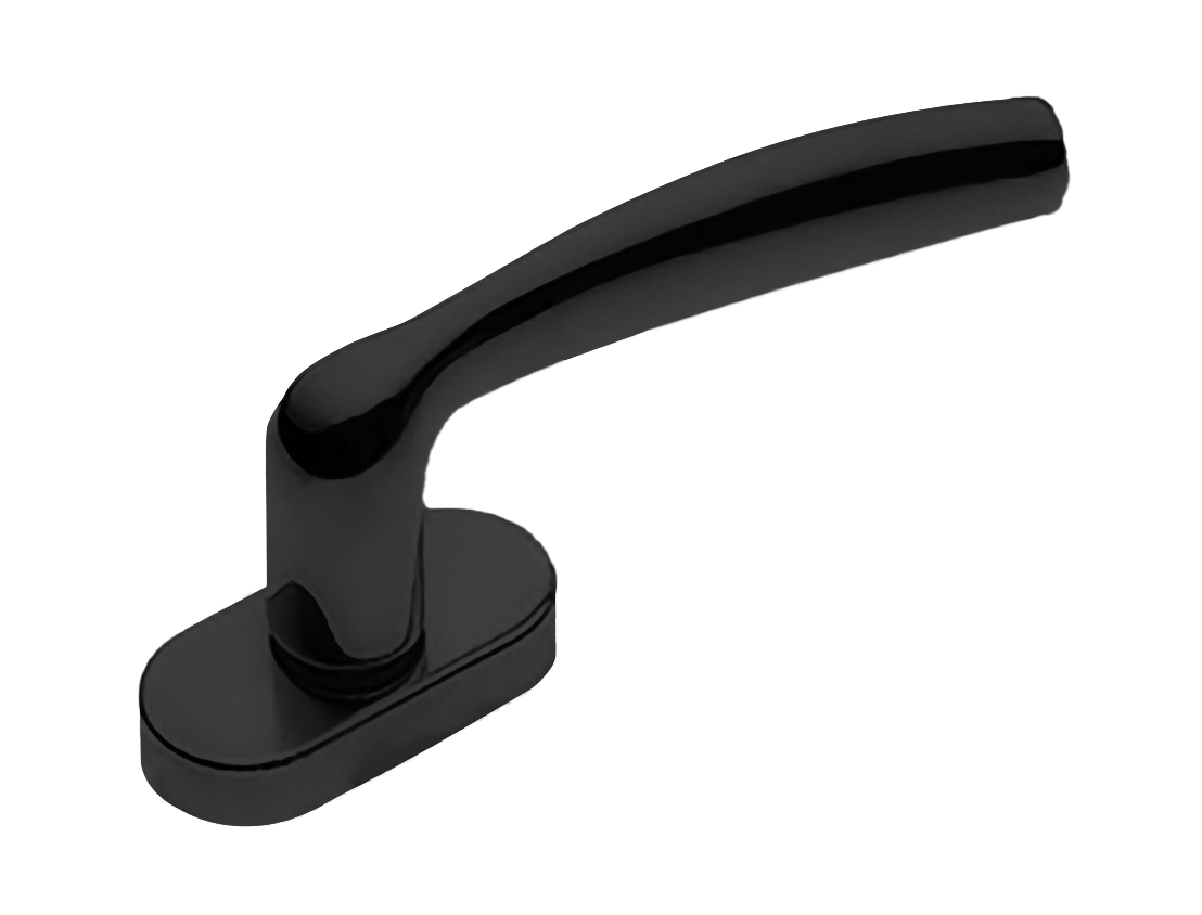 Ручка оконная VENERA W1 NERO, цвет - черный фото купить Пенза