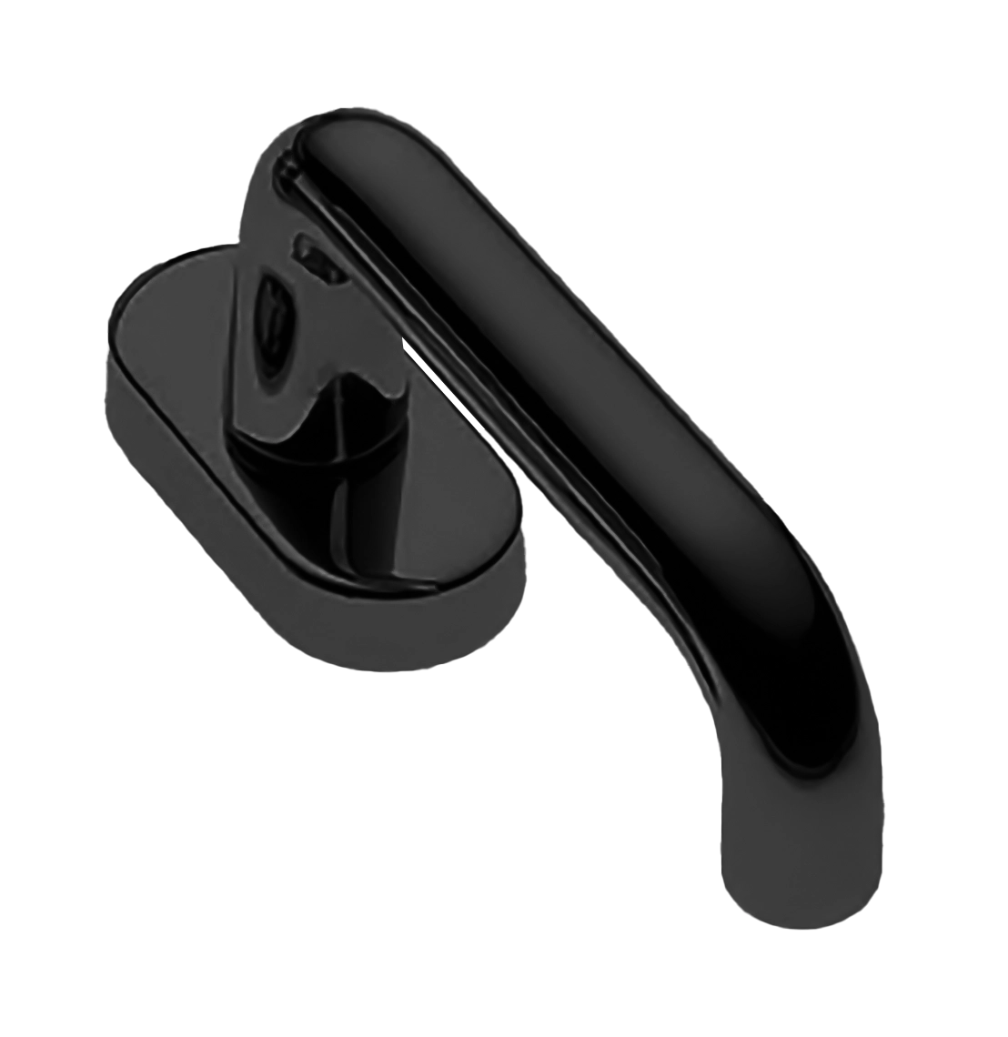 Ручка оконная IRIS W1 NERO, цвет - черный фото купить Пенза