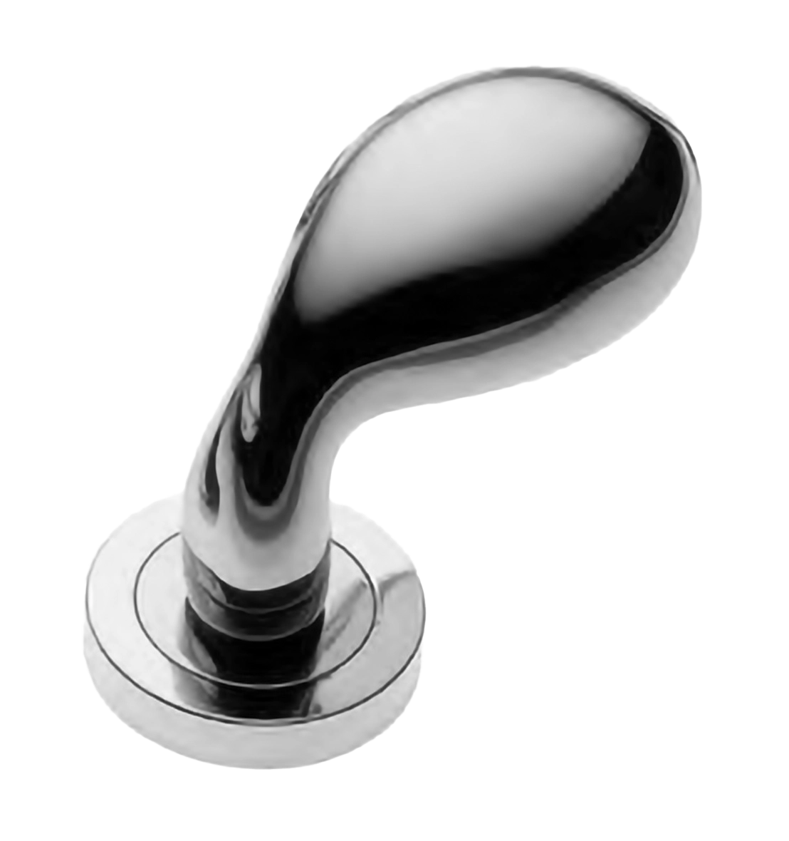 Ручка дверная AIR-2 R2 CRO раздельная на круглой розетке, цвет хром, латунь фото купить Пенза