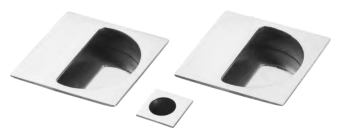 Ручки для раздвижной двери ART.72/Q CRO с пальчиковой ручкой и заверткой WC, цвет - хром фото купить Пенза