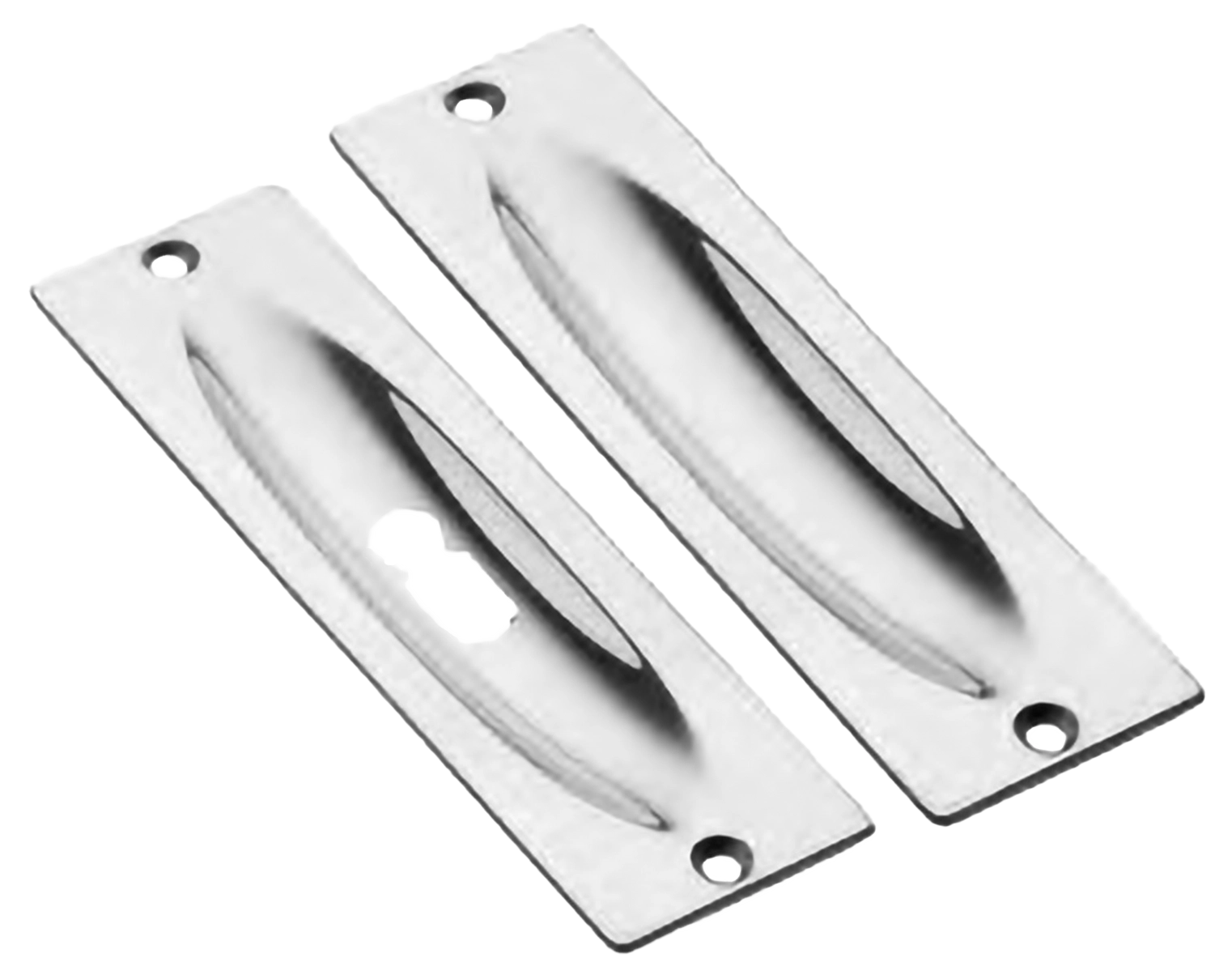 Комплект ручек для раздвижных дверей ART.50/R CRO под ключ, цвет хром, латунь фото купить Пенза