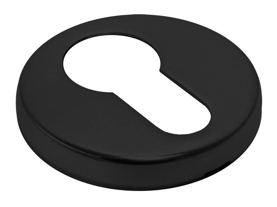 Накладка на ключевой цилиндр LUX-KH-R3-E NERO на круглой розетке, цвет черный фото купить в Пензе