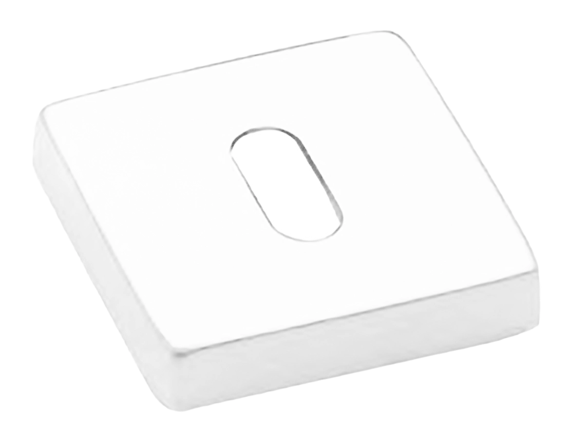 Накладка на ключевой цилиндр LUX-FK-S4 BIA на квадратной розетке под ключ буратино, цвет - белый фото купить Пенза