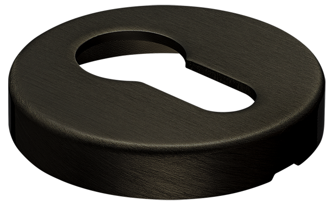 Накладка на ключевой цилиндр LUX-KH-R6 ANT на круглой розетке, цвет антрацит фото купить в Пензе