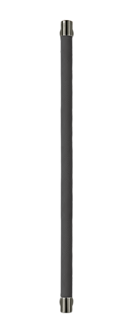 Ручка-скоба HIDE LEATHER PH/A ANT/GRAFITE без розетки, цвет антрацит/графит без розетки, латунь фото купить Пенза