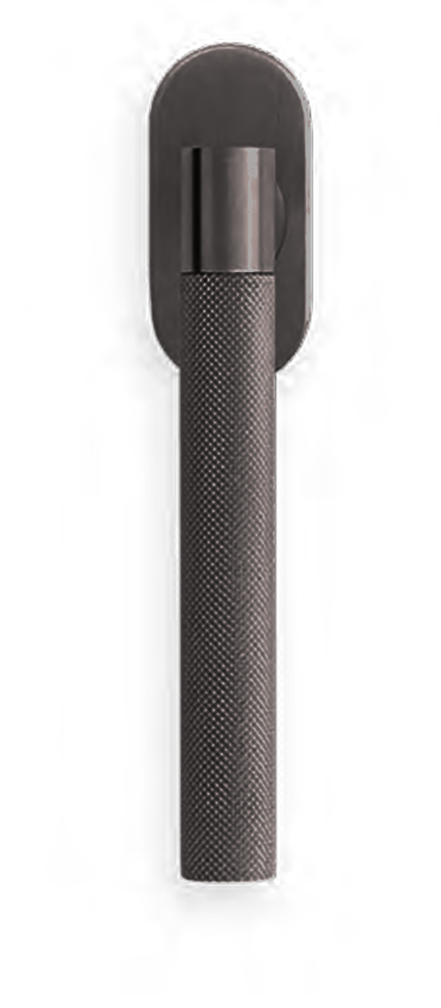 Ручка оконная HIDE TIME W1 ANT на прямоугольной розетке, цвет антрацит, латунь фото купить Пенза