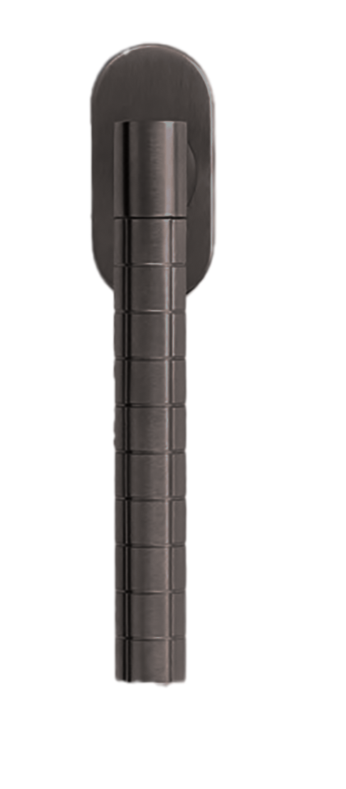 Ручка оконная HIDE VOLUME W1 ANT на прямоугольной розетке, цвет антрацит, латунь фото купить Пенза