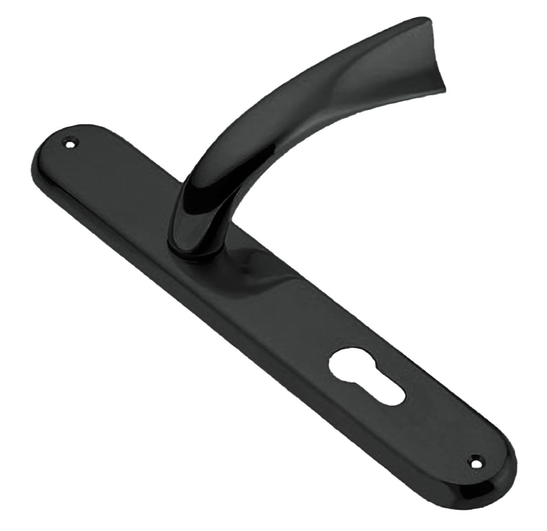 Ручка дверная на планке TENDER PL NIN, цвет черный никель, латунь фото купить в Пензе