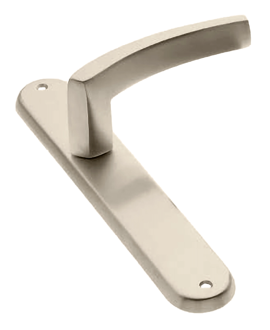 Ручка дверная на планке WIND PL NIS, цвет матовый никель, латунь фото купить в Пензе