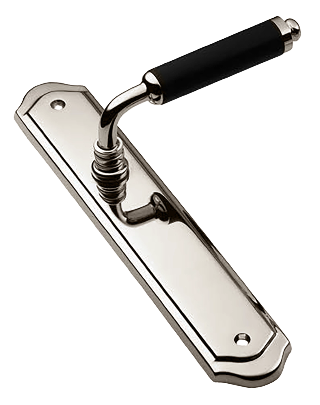 Ручка дверная на планке RIVA PL NIK, цвет никель, латунь фото купить в Пензе