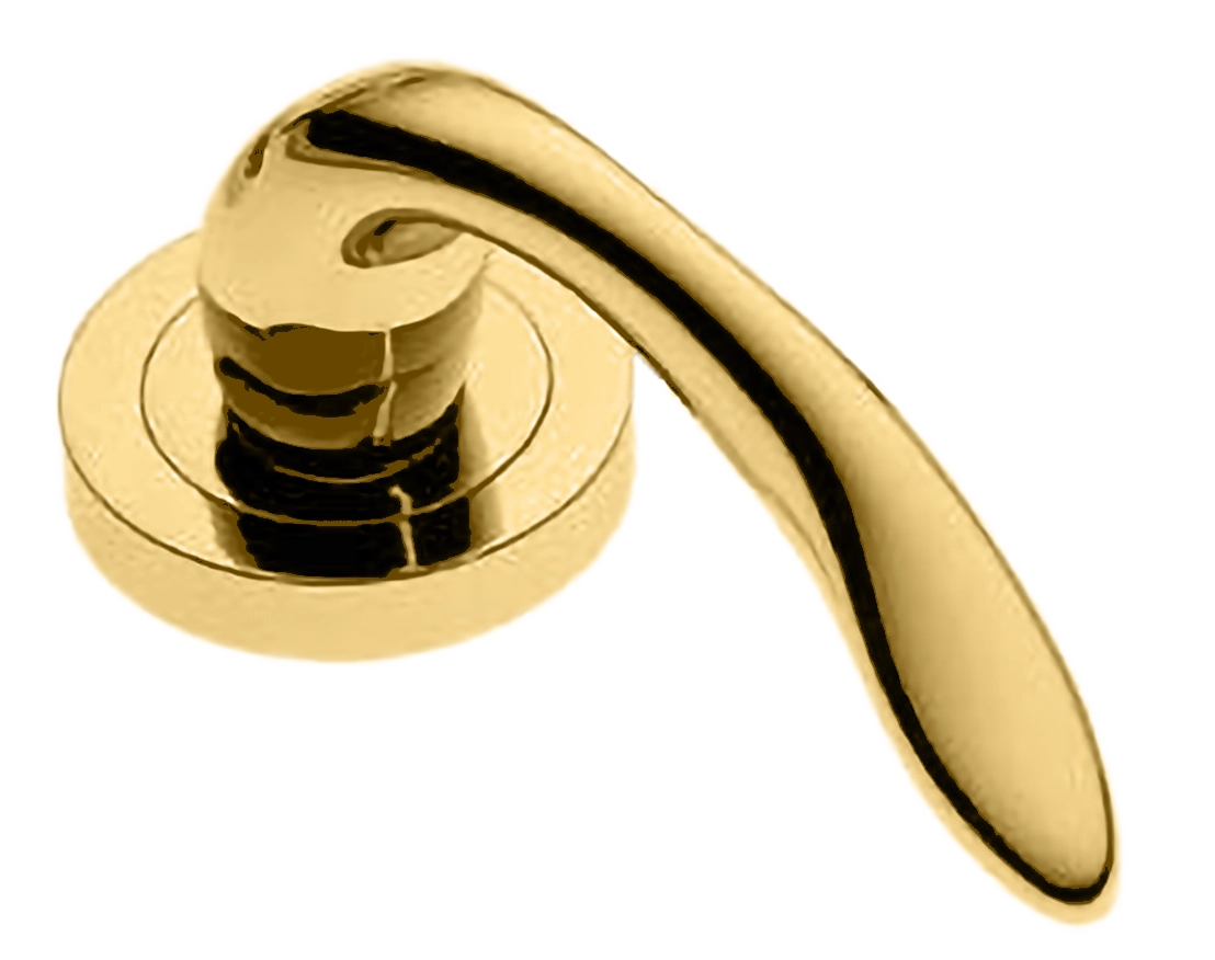 Ручка оконная LEON W1 OTL, цвет - золото фото купить в Пензе