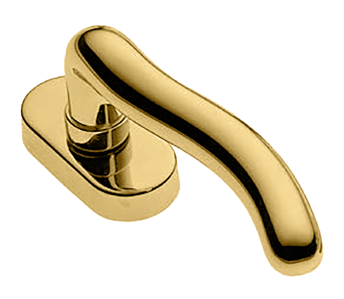 Ручка оконная SNAKE W1 OTL, цвет - золото фото купить в Пензе