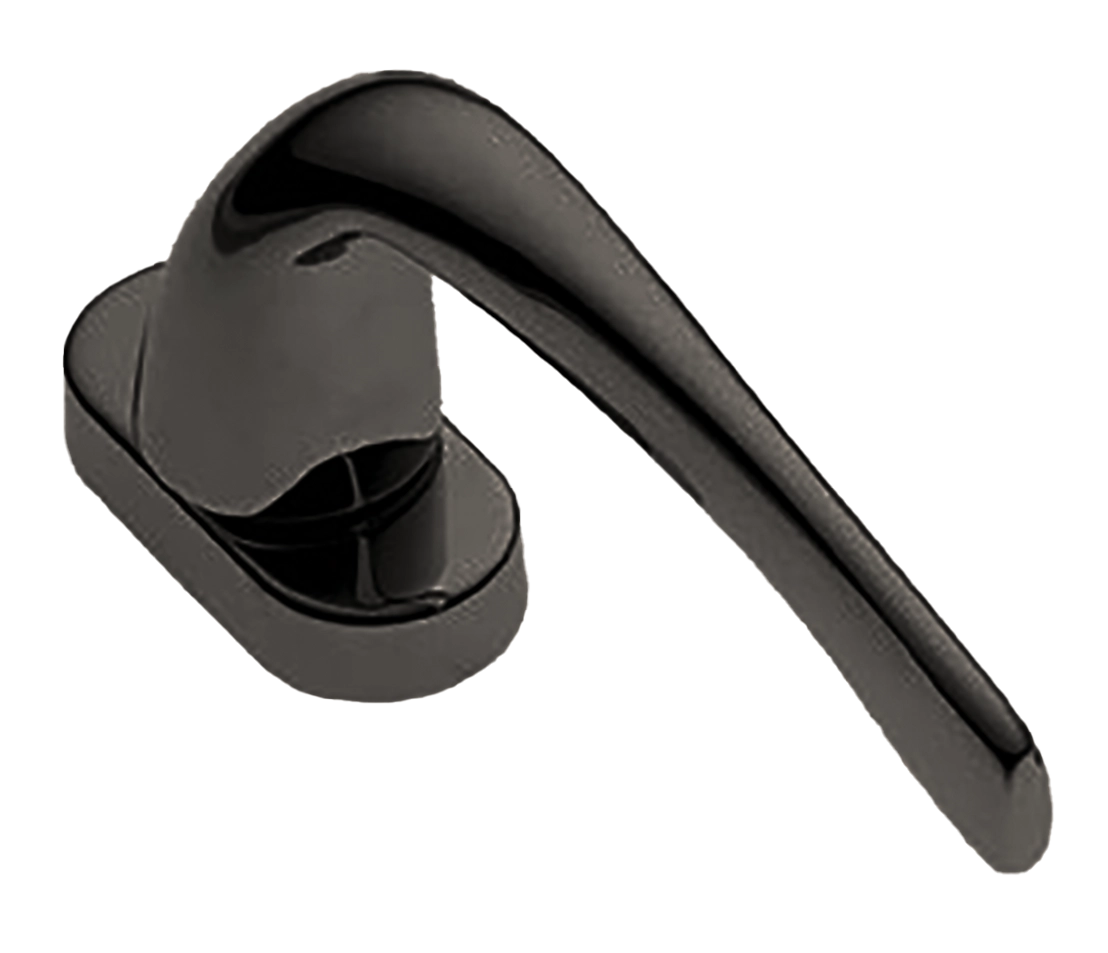 Ручка оконная LE MANS W1 NIN на прямоугольной розетке с 4-х позицион. механизмом, цвет черный никель, латунь фото купить в Пензе