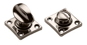 Завертка сантехническая LUX-WC-RIVA NIK на квадратной розетке цвет никель, ЦАМ фото купить в Пензе