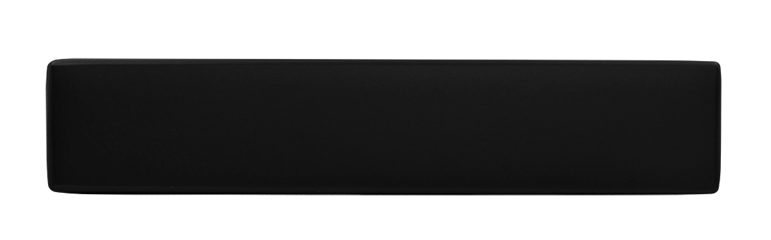 Ручка дверная SHUTTLE NERO-ST цвет черный soft-touch, ЦАМ фото купить в Пензе