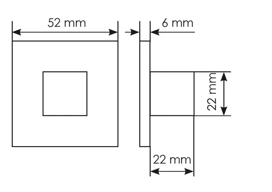 Комплект дверных ручек MH-54-S6 BL с заверткой MH-WC-S6 BL + замок M1895 BL, цвет черный фото дверная фурнитура Пенза