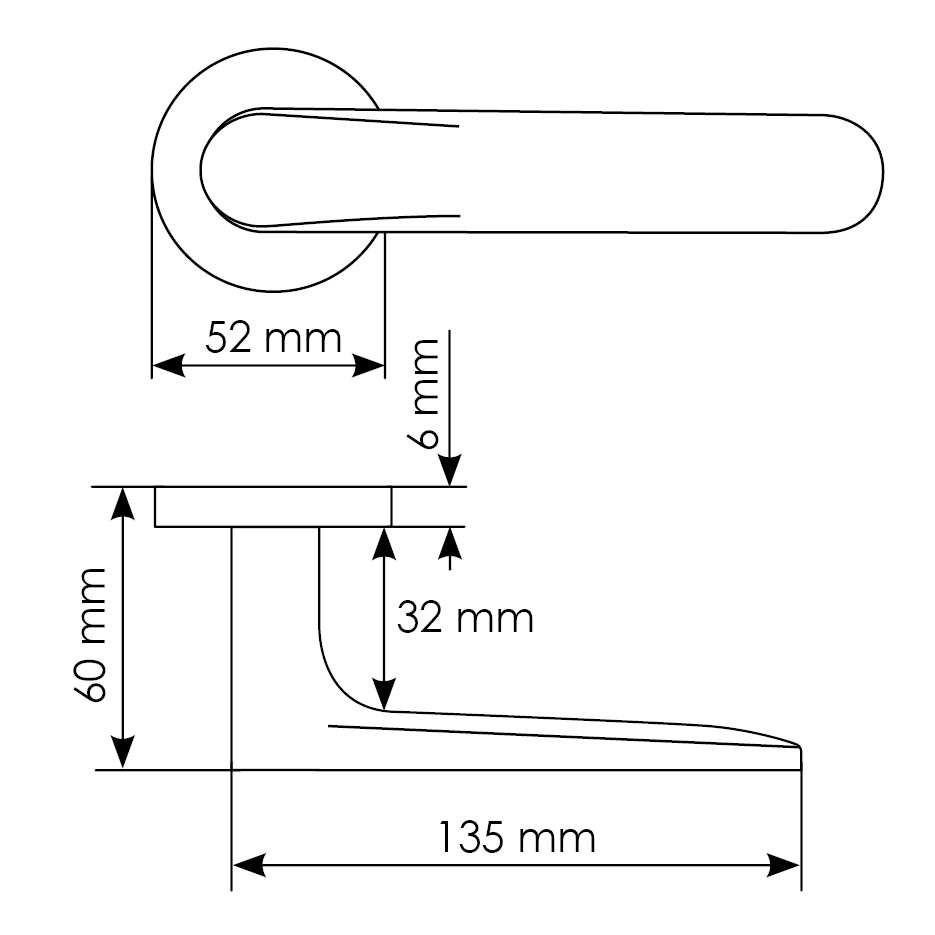 Комплект дверных ручек MH-59-R6 BL с заверткой MH-WC-R6 BL + магнитный замок M1895 BL, цвет черный фотомореллиПенза