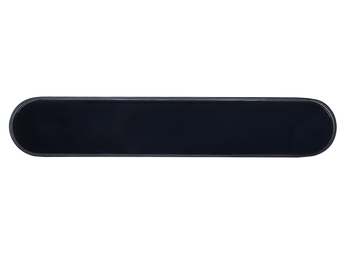 Ручка дверная MARACANA MH-62-R50 BL на скрытой овальной розетке с фиксатором, цвет черный, ЦАМ фото купить в Пензе