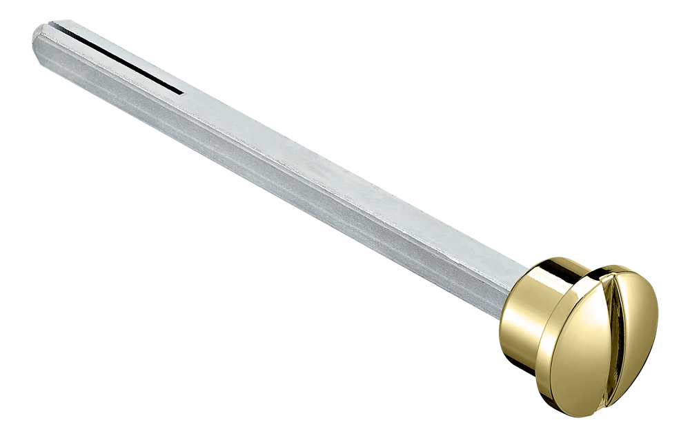 Четырехгранник LUX-SPINDLE-WC 110 OTL 110мм с кнопкой, цвет золото фото купить Пенза
