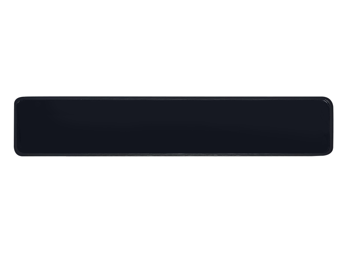 Ручка дверная NEW ENGLAND MH-63-S50 BL на скрытой прямоугольной розетке с фиксатором, цвет черный, ЦАМ фото купить в Пензе