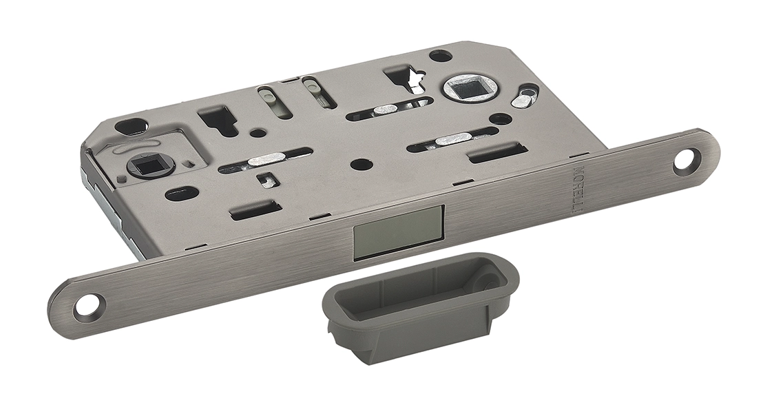 Защелка межкомнатная M1895 GR с ответной планкой, магнитнаясантехническая, цвет графит фото купить Пенза