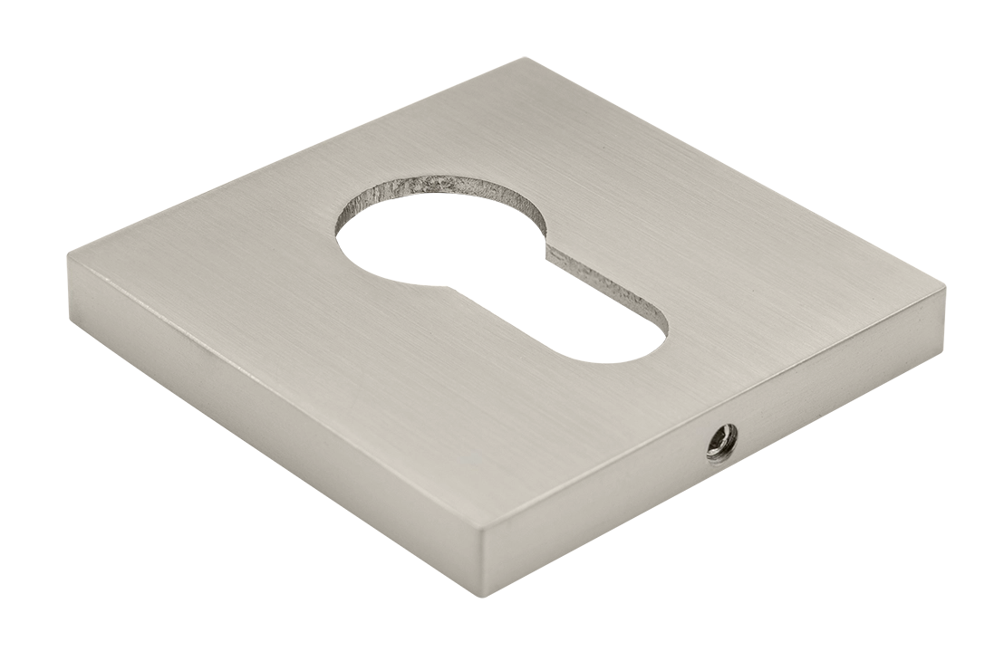 Накладка на замок MH-KH-S6 MSN под евроцилиндр, цвет матовый хром фото купить Пенза