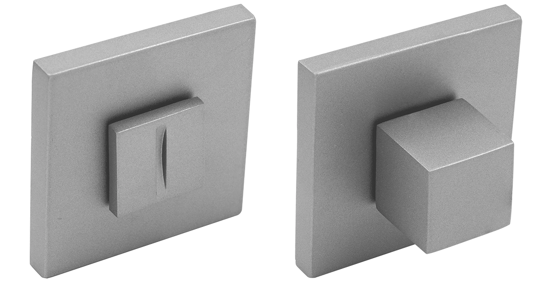 Завертка сантехническая MH-WC-S6 ASC на квадратной розетке цвет анодированный матовый хром, ЦАМ фото купить Пенза