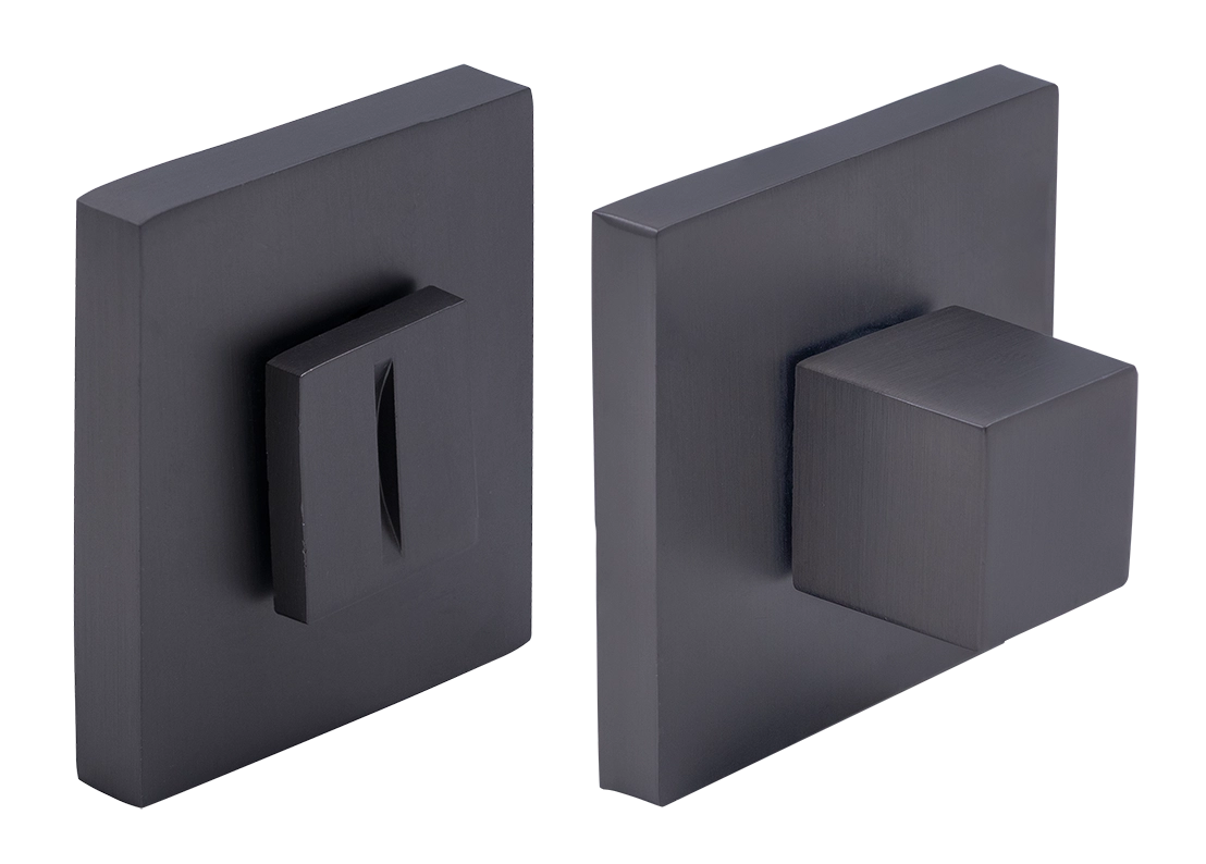 Завертка сантехническая MH-WC-S6 GR на квадратной розетке цвет графит, ЦАМ фото купить Пенза