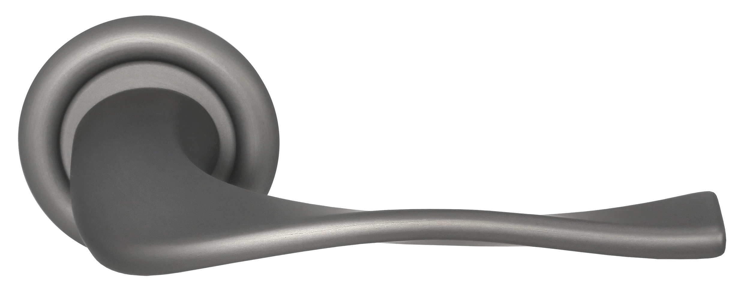 Ручка дверная SKYSCRAPER R7 WF на круглой розетке, цвет Зимняя стужа/Winter Frost фото купить Пенза