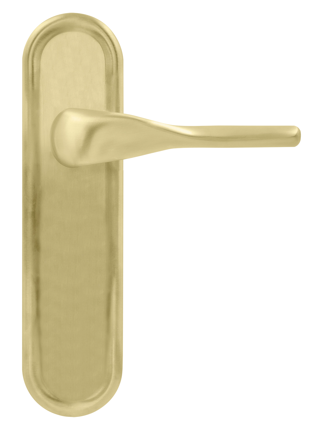 Ручка дверная LVB PLR AH на планке, цвет Осенний мёд/Autumn Honey фото купить в Пензе