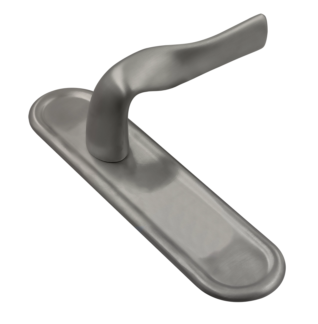 Ручка дверная LVB PLR WF на планке, цвет Зимняя стужа/Winter Frost фото купить Пенза