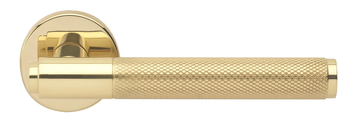 BRIDGE R6 OTL, ручка дверная с усиленной розеткой, цвет -  золото фото купить Пенза