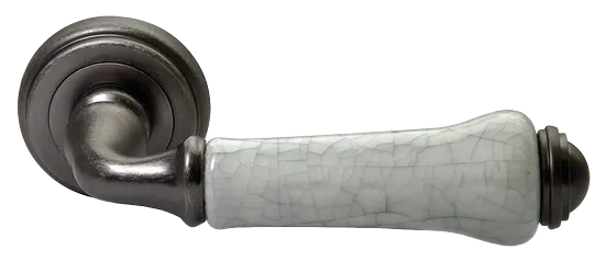 UMBERTO, ручка дверная MH-41-CLASSIC OMS/GR, цвет - старое мат.серебро/серый фото купить Пенза