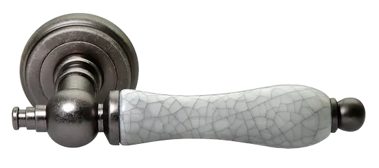 MART, ручка дверная MH-42-CLASSIC OMS/GR, цвет - старое мат.серебро/серый фото купить Пенза