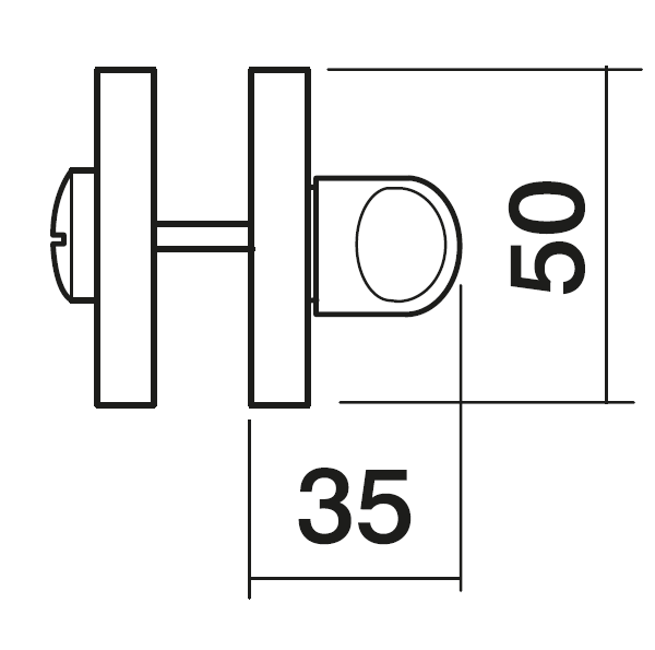 LUX-WC-R3 OBR, завертка сантехническая, цвет - кофе фото купить в Пензе