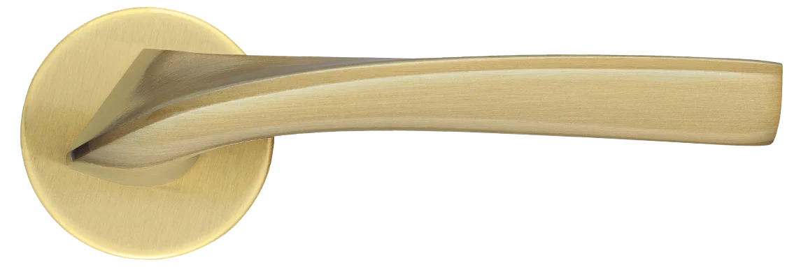 COMETA R5 OSA,  ручка дверная, цвет -  матовое золото фото купить в Пензе