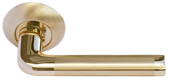 КОЛОННА, ручка дверная MH-03 SG/GP, цвет - мат.золото/золото фото купить Пенза