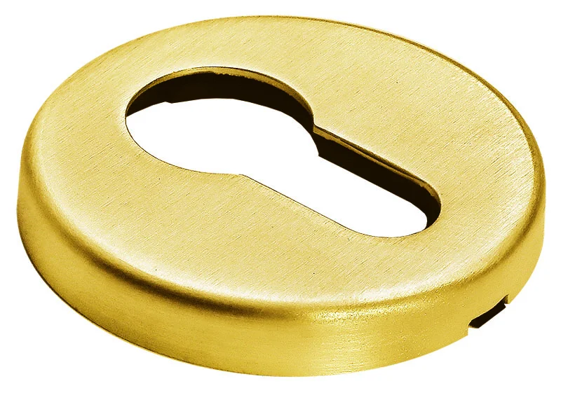 LUX-KH-R5 OSA, накладка на евроцилиндр, цвет - матовое золото фото купить Пенза