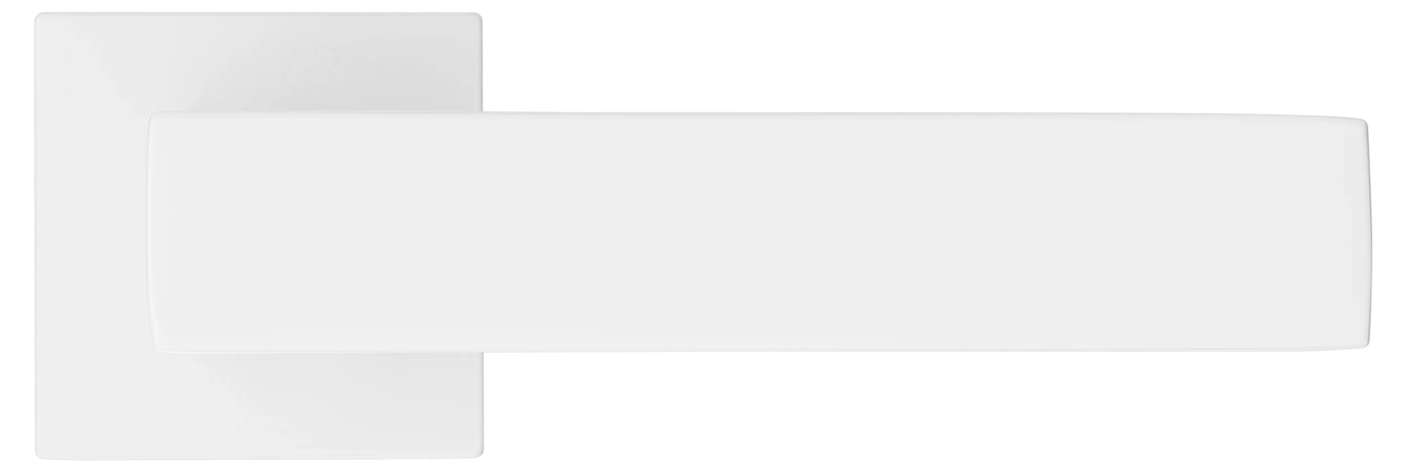 MIRA, ручка дверная на квадратной розетке MH-54-S6 W, цвет - белый фото купить в Пензе