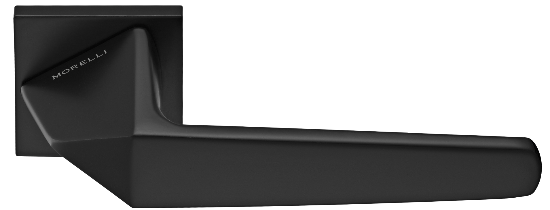 SOUK ручка дверная на квадратной розетке 6 мм, MH-55-S6 BL, цвет - черный фото купить Пенза