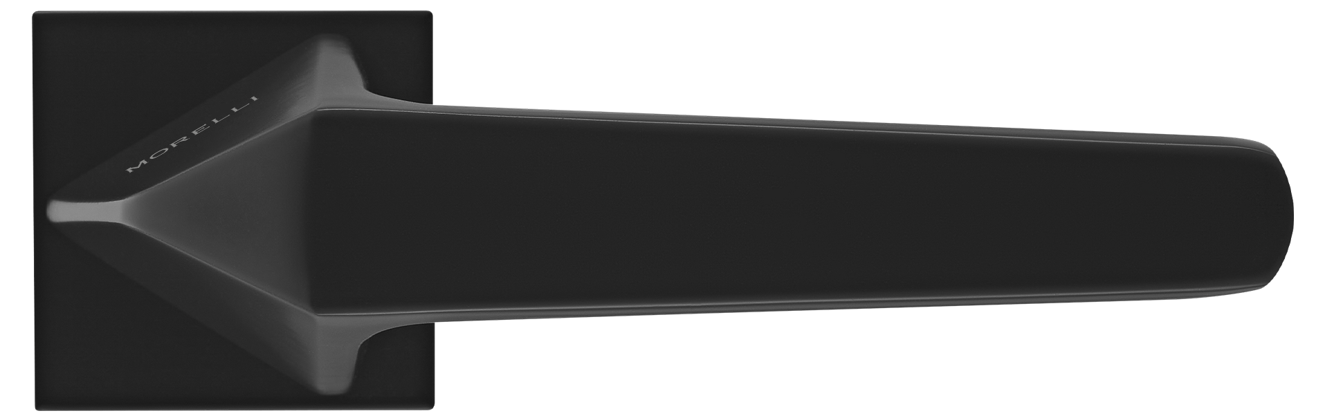 SOUK ручка дверная на квадратной розетке 6 мм, MH-55-S6 BL, цвет - черный фото купить в Пензе