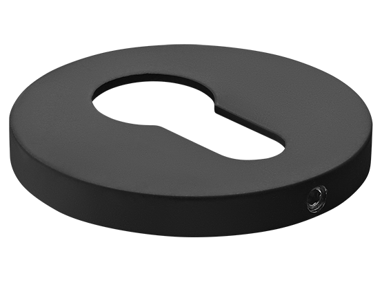 Накладка на ключевой цилиндр, на круглой розетке 6 мм, MH-KH-R6 BL, цвет - чёрный фото купить Пенза