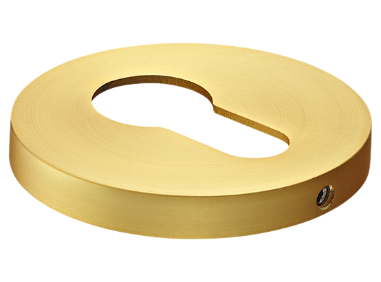 Накладка на ключевой цилиндр, на круглой розетке 6 мм, MH-KH-R6 MSG,  цвет - мат. сатинированное золото фото купить Пенза