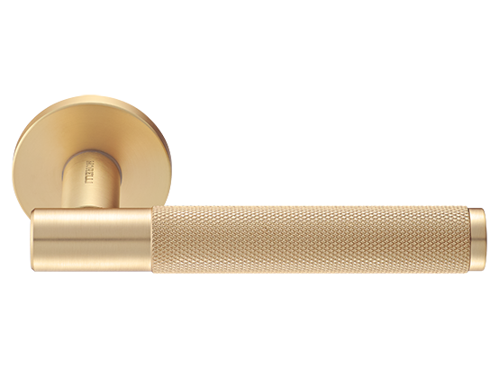 Ручка дверная "AZRIELI" на круглой розетке 6 мм, MH-57-R6T MSG, цвет - мат. сатинированное золото фото купить Пенза