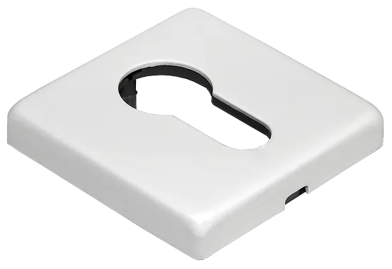 LUX-KH-SQ BIA, накладка на евроцилиндр, цвет - белый фото купить Пенза